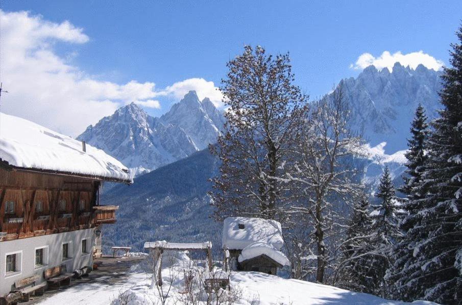 Glinzhof Mountain Natur Resort Agriturismo San Candido Exterior photo